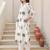 Floral Printed V-Neck Pure Cotton Kurta With Trousers