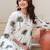 Floral Printed V-Neck Pure Cotton Kurta With Trousers