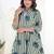 Women Floral Printed Pure Cotton A-Line Kurta with Trousers
