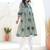 Women Floral Printed Pure Cotton A-Line Kurta with Trousers