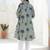 Women Floral Printed Pure Cotton A-Line Kurta with Trousers