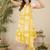 Women Ethnic Motifs Printed Pleated Pure Cotton Kurta with Trousers