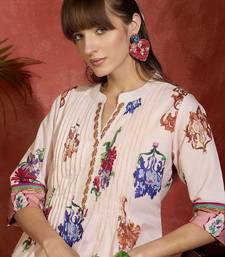 Women Floral Printed Regular Pure Cotton Kurta Sets
