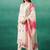 Floral Embroidered V-Neck Mirror Work Straight Kurta & Trousers With Dupatta