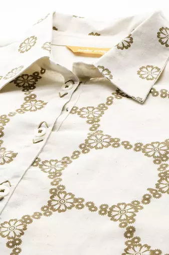 Printed Regular Kurta with Trousers