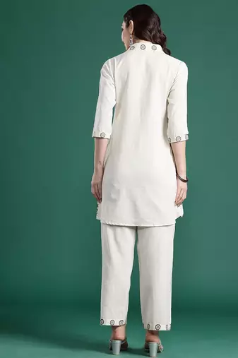 Printed Regular Kurta with Trousers