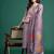Floral Embroidered Kurta with Trousers & Dupatta