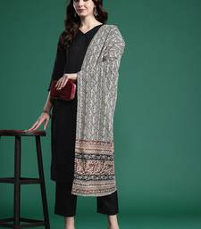 Solid Regular Kurta with Trousers & Dupatta