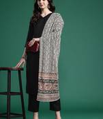 Solid Regular Kurta with Trousers & Dupatta