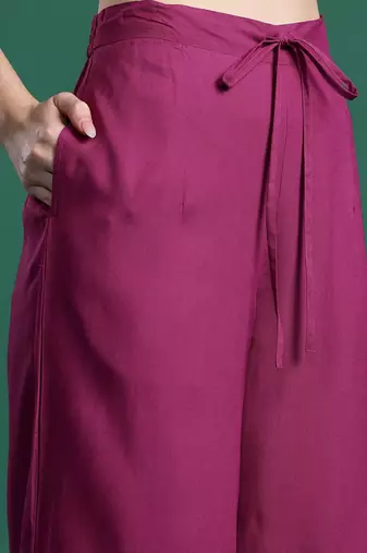 Embroidered Kurta with Trousers