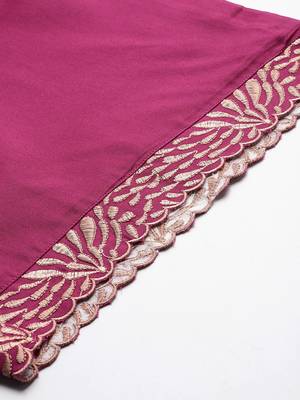 Embroidered Kurta with Trousers 8