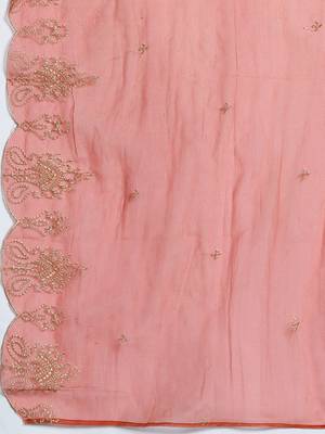 Ethnic Motifs Embroidered Kurta with Trousers & Dupatta 4