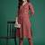 Women Printed Pleated Pure Cotton Kurta with Trousers