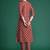 Women Printed Pleated Pure Cotton Kurta with Trousers