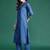Ethnic Motifs Embroidered Pure Cotton Kurta with Trousers & Dupatta
