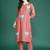 Floral Printed Regular Kurta with Trousers