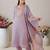 Floral Embroidered Round Neck Thread Work Straight Kurta & Trousers & Dupatta