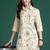 Embroidered Pure Cotton Straight Kurta with Trousers