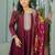 Ethnic Motifs Embroidered Sequinned Kurta With Trousers & Dupatta