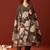 Floral Printed Beads and Stones Kurta With Trousers & \Dupatta