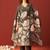 Floral Printed Beads and Stones Kurta With Trousers & \Dupatta