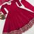 Rani pink sequins embroidered crunchy silk anarkali with pant & dupatta