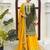 Olive green thread & sequins embroidered crepe kurti with palazzo & dupatta
