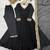 Black sequins embroidered georgette anarkali with pant & dupatta