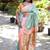 Mint green paithani silk blend saree with contrast peach zari border