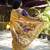 Mustard paithani silk blend saree with floral & peacock motifs