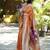 Orange paithani silk blend saree with floral & peacock motifs