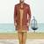 Maroon & beige colour full computer amrodery two pice sherwani set with thred  work with fancy botton