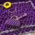 Purple Color Beeds Work Silk Blend Saree