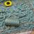 Sky Blue Color Beeds Work Silk Blend Saree