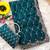 Teal Color Beeds Work Silk Blend Saree