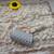 White Color Beeds Work Silk Blend Saree