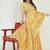 Light yellow banarasi silk blend saree with multicolor floral zari weaving