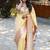 Cream silk blend paithani saree with peacock pallu, golden zari border