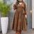 Green cotton floral printed anarkali kurta set with dupatta