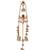 Gold Plated Kashmiri Long Jhumka Earrings with Pearl Beads