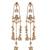 Gold Plated Kashmiri Long Jhumka Earrings with Pearl Beads