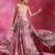 Sugar Pink Printed Organza Chanderi Corset Lehenga Set