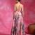 Sugar Pink Printed Organza Chanderi Corset Lehenga Set