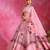 Sugar Pink Resham Embroidered Organza Lehenga Set