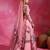 Sugar Pink Resham Embroidered Organza Lehenga Set