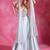 Ice Blue Silk Organza Corset Lehenga Set