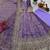 Lavender fendy silk embroidered stitched kurta set