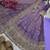 Lavender fendy silk embroidered stitched kurta set