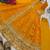 Yellow fendy silk embroidered stitched kurta set