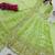 Parrot green green fendy silk embroidered stitched kurta set